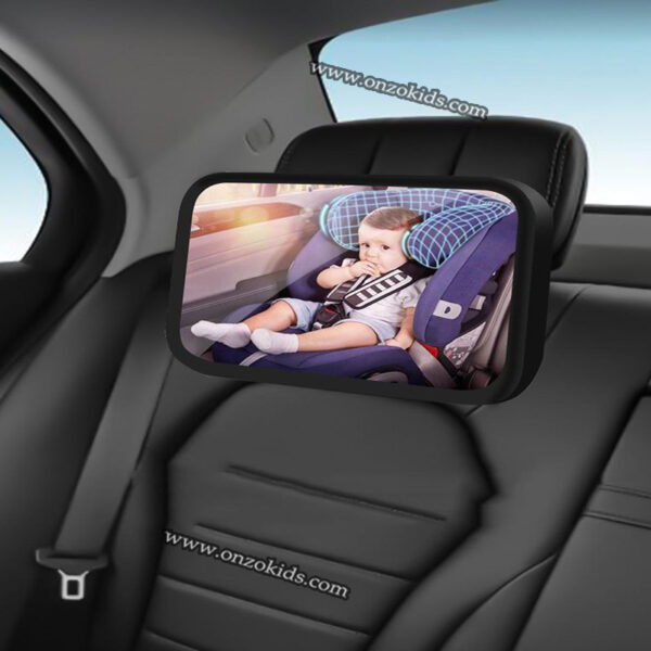 Rétroviseur, Miroir Voiture Bébé Rotatif à 360° – Image 4