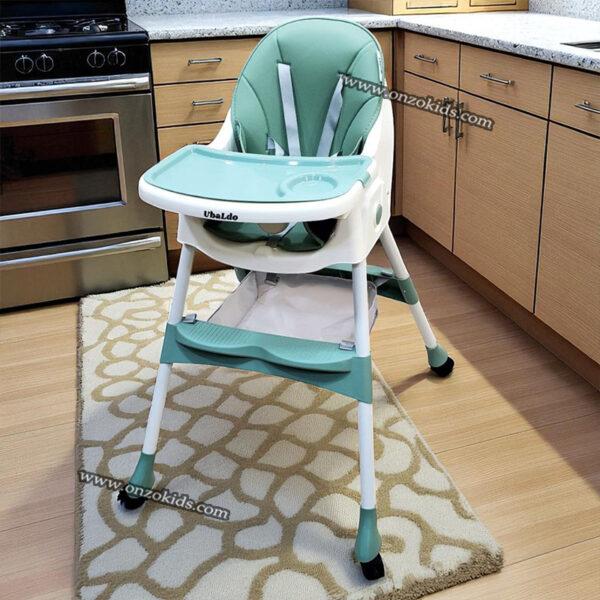 Chaise haute Balançoire réglable avec dossier inclinable 3en1 Julia – Image 20