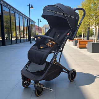 Poussette compacte réversible avec bras ajustable pour voyage-BaoBaohao