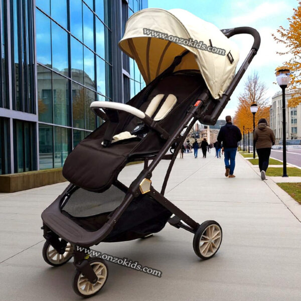 Poussette compacte réversible avec bras ajustable pour voyage-BaoBaohao – Image 6