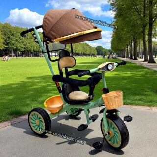 Poussette tricycle 3en1 de luxe pour enfant