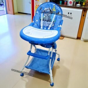 Chaise haute avec roues - Pingouin