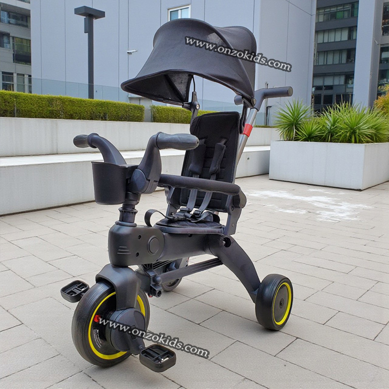 Poussette Tricycle compacte pliable avec Siege réversible – Image 13