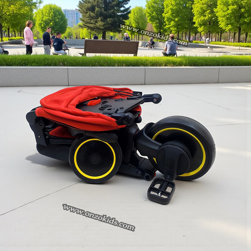 Poussette Tricycle compacte pliable avec Siege réversible – Image 2