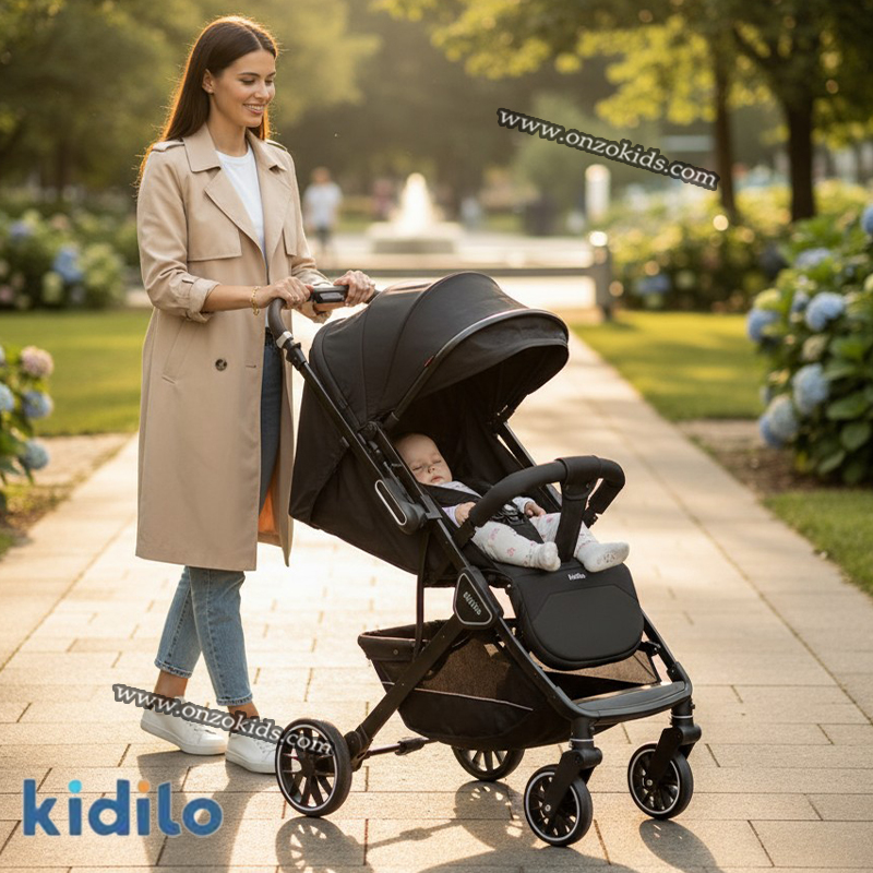 Poussette compacte valise réversible de luxe - Kidilo