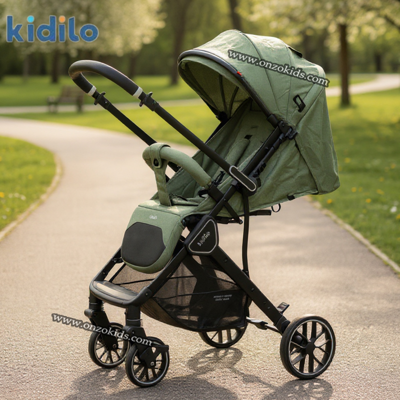 Poussette compacte valise réversible de luxe - Kidilo – Image 6