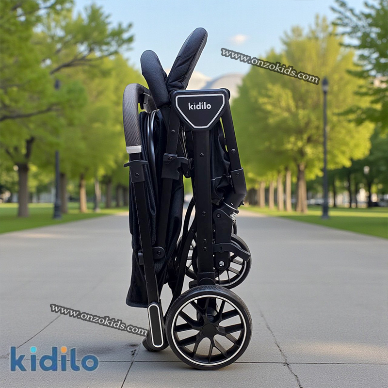 Poussette compacte valise réversible de luxe - Kidilo – Image 4