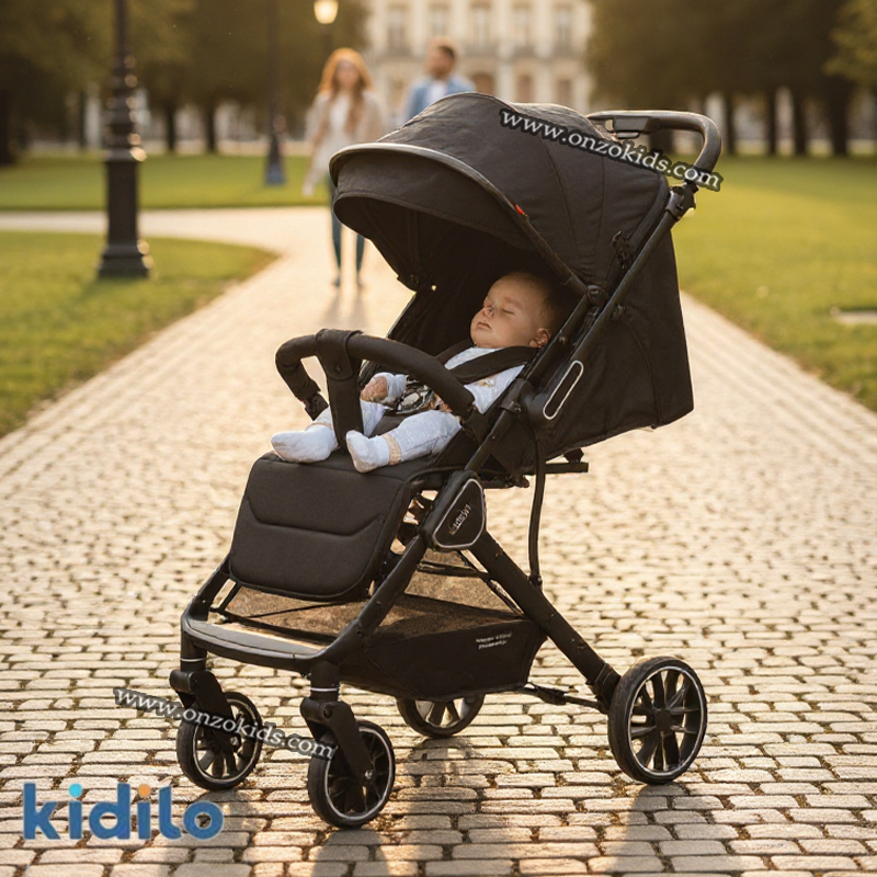 Poussette compacte valise réversible de luxe - Kidilo – Image 3