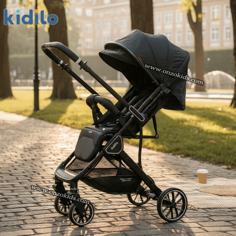 Poussette compacte valise réversible de luxe - Kidilo – Image 2