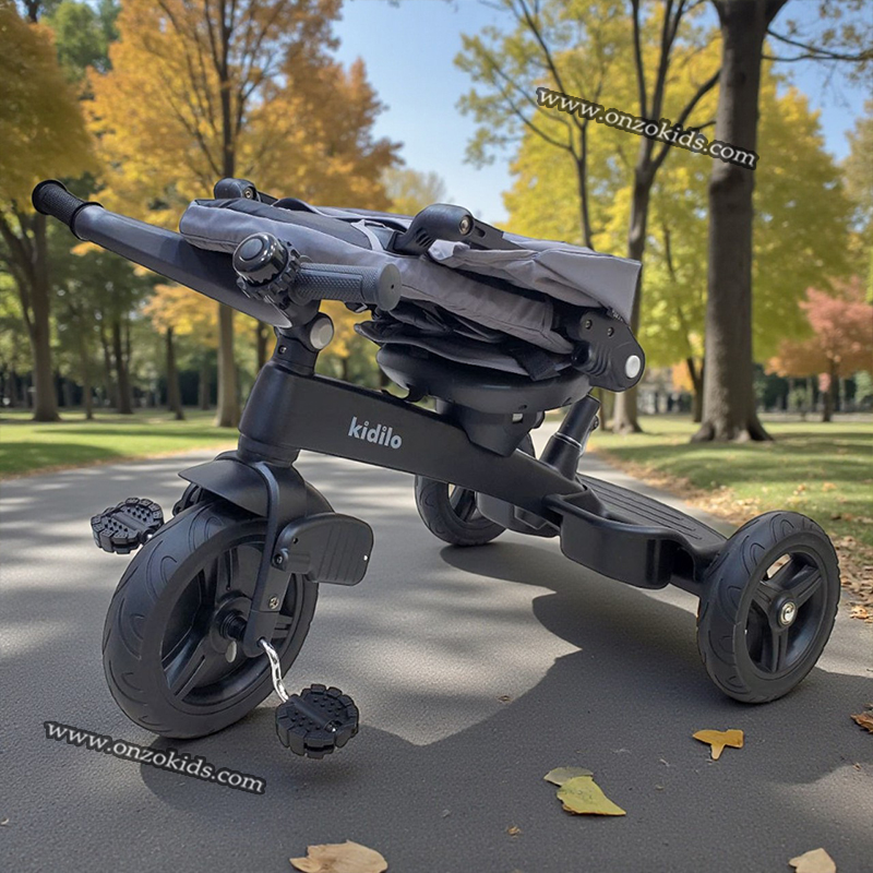 Poussette Tricycle évolutif 360 pour bébé  - kidilo – Image 7