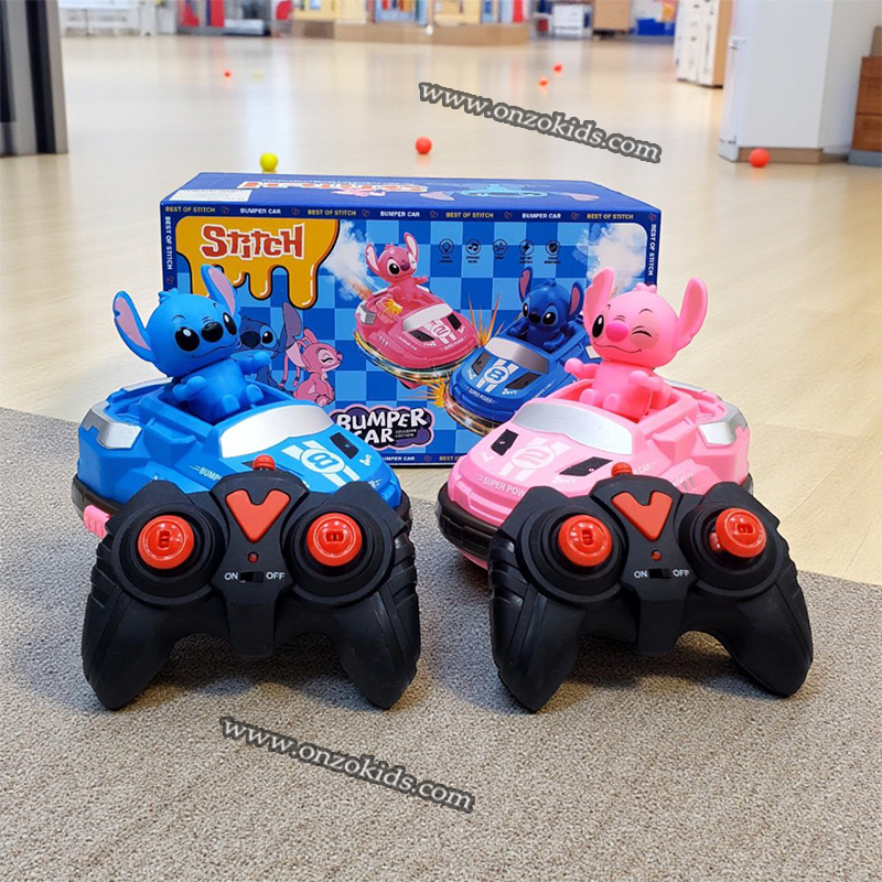 Voiture électrique Stitch pour enfants avec lumières