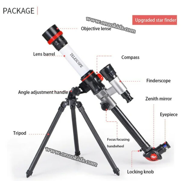 Télescope astronomique avec trépied pour enfants – Image 5