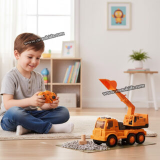 Camion de Chantier Télécommandé Rechargeable