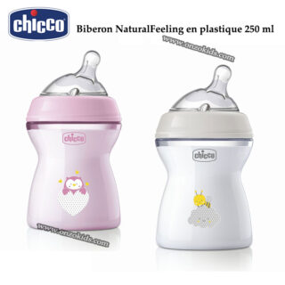 Biberon NaturalFeeling en plastique – 250 ml – Chicco