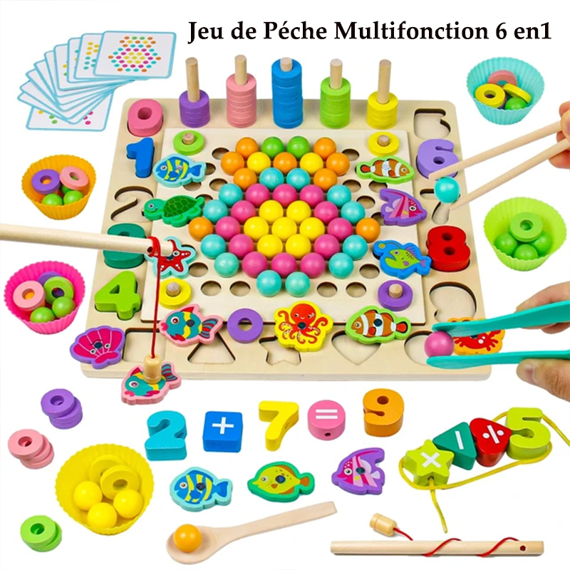 Jeu de Péche Multifonction 6 en1