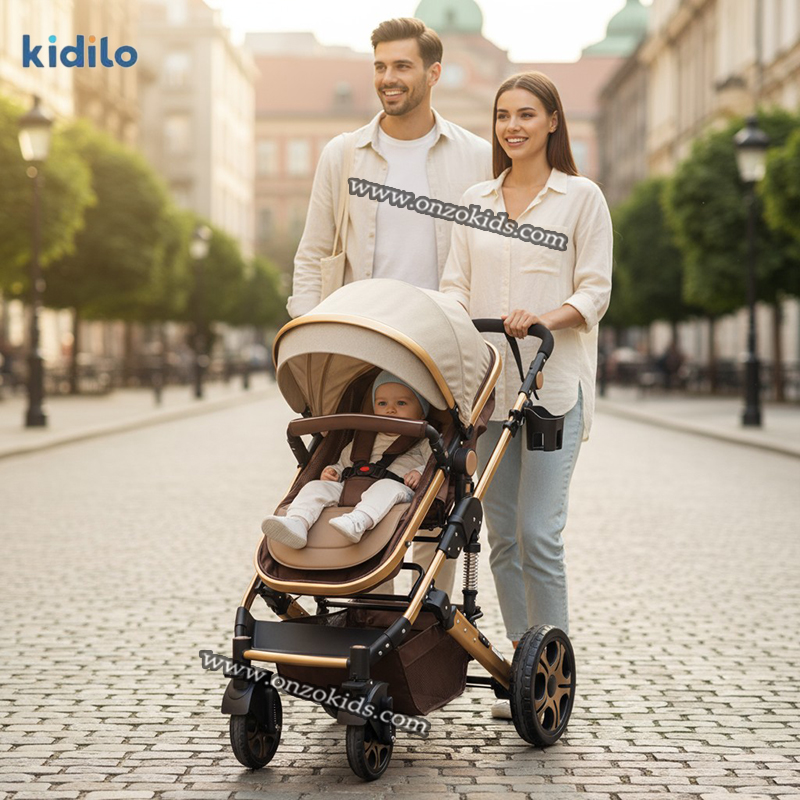 Poussette Landau MultiFonctions 2en1 Tendance-kidilo – Image 3