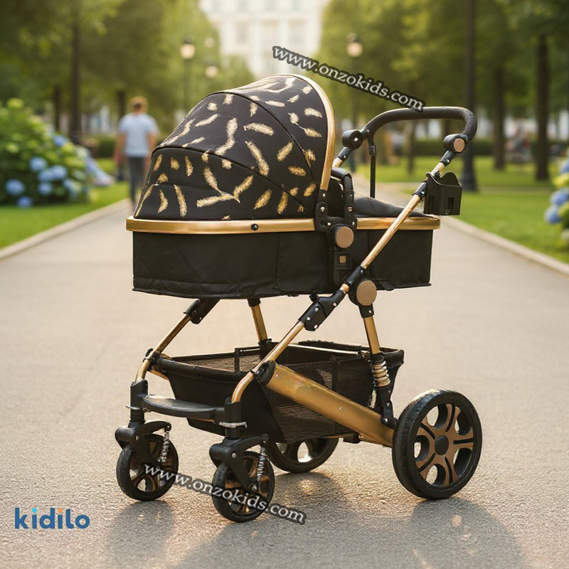 Poussette landau légére et Réversible élégante 2en1-kidilo – Image 6