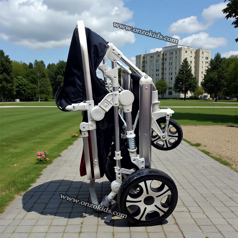 Poussette landau légére et Réversible élégante 2en1-kidilo – Image 7