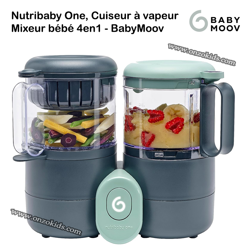 Nutribaby One, Cuiseur à vapeur Mixeur bébé 4en1 - BabyMoov