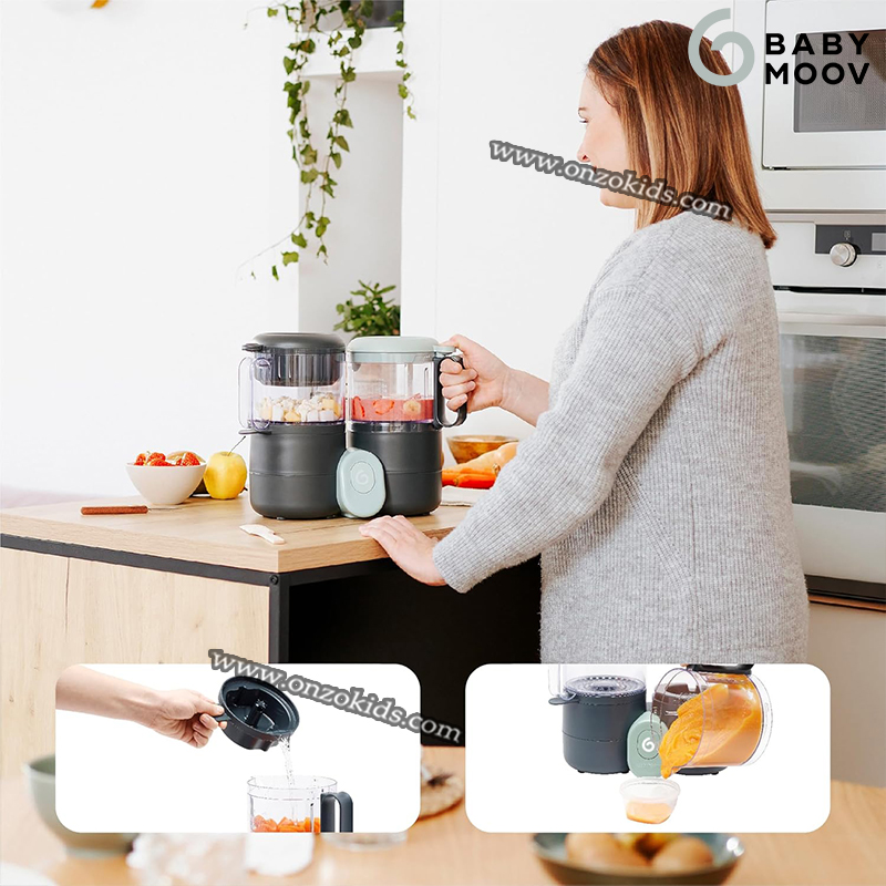 Nutribaby One, Cuiseur à vapeur Mixeur bébé 4en1 - BabyMoov – Image 5