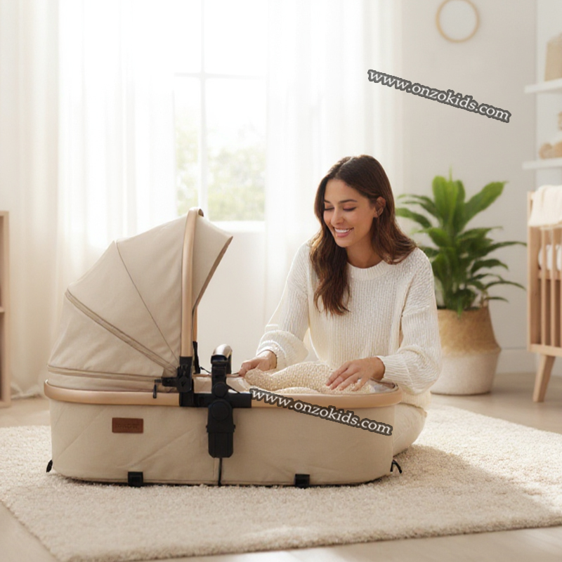 Poussette Landau de Luxe Réversible 4en1 – Kidilo – Image 6