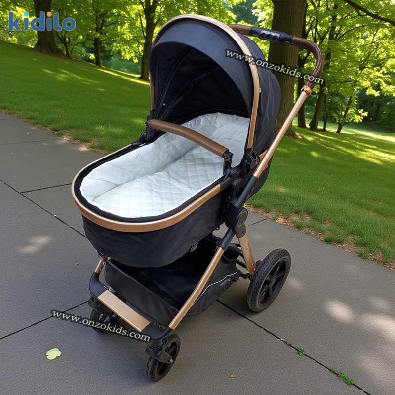 Poussette Landau de Luxe Réversible 4en1 – Kidilo – Image 5