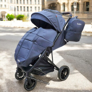 Poussette Valise Réversible de luxe avec Couvre jambe et Sac-Kidilo