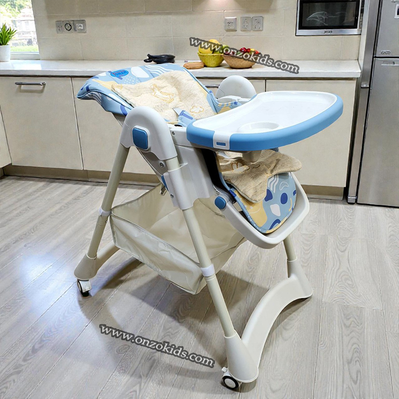 Chaise haute 3en1 multifonction pour bébé-Toran – Image 2