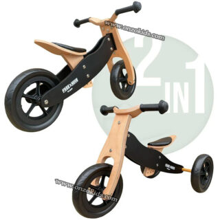Vélo d'équilibre tricycle en Bois 2en1-Free 2 Move