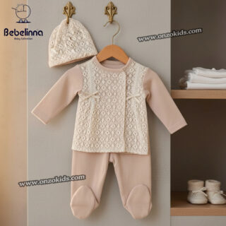 Ensemble Bébé 5 Pièces En Coton Doux – Confort & Élégance