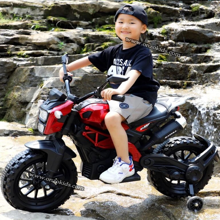 Moto électrique Enfant Honda Moto Électrique Honda Pour Enfants Dès 18 Mois - Moto Enfant 1x30W, 3km/h, Gris - Véhicule Électrique Avec Phares Et Klaxon