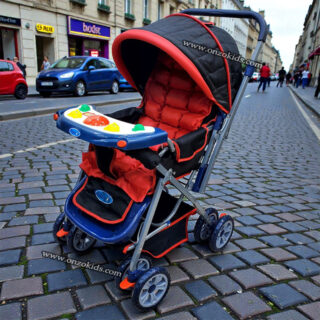 Poussette reversible avec Manège - Pingouin