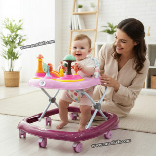 Trotteur Pour Bébé Interactif Réglable et Confortable