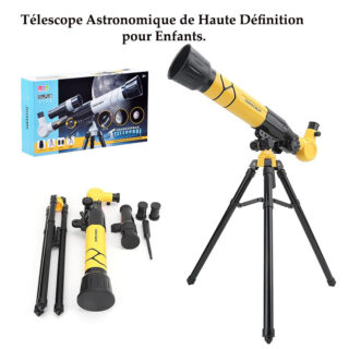 Télescope Astronomique de Haute Définition pour Enfants