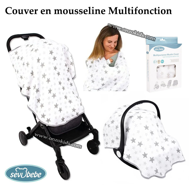 Couver en mousseline Multifonction - Sevibebe