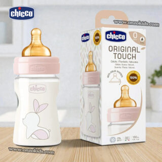Biberon En plastique Latex 0m+ 150 ml | Chicco