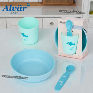 Set Repas Bébé Bol, Tasse et Cuillère 4m+ | Alvär BABY