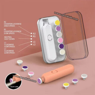 Lime à Ongles électrique avec Lampe Bébé et Enfant