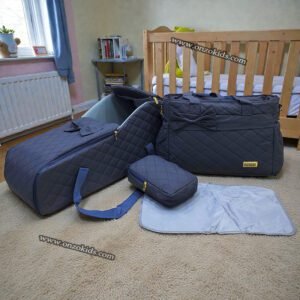 Landau porte bébé 4en1 - Deellt - Bleu