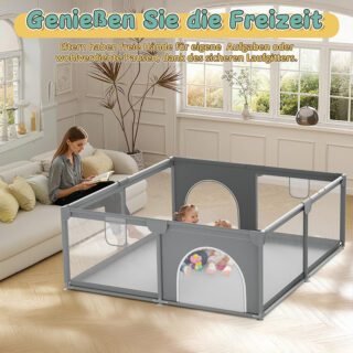 Grand Parc de jeux pour Bébé de 180x150 cm