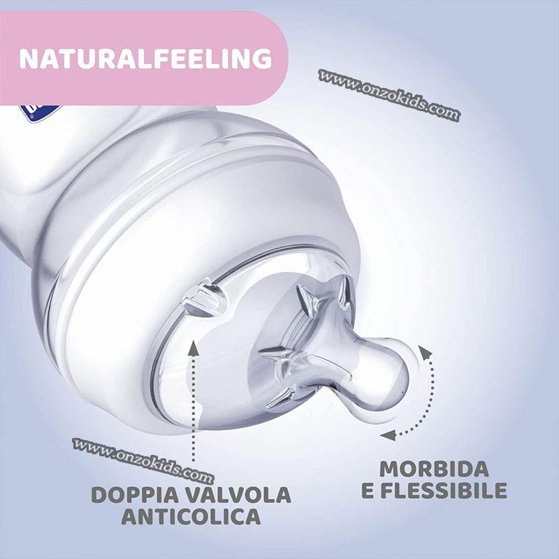 Pack Biberons NaturalFeeling Nouveau-né – Chicco – Image 5