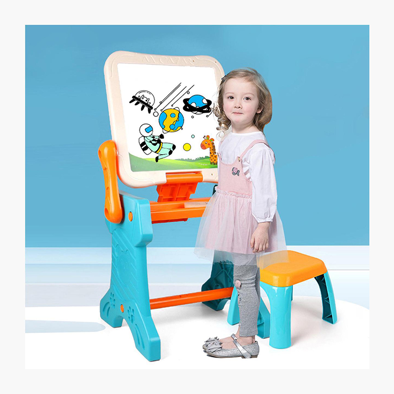 Table à dessin multifonctionnelle 2en1 avec grands blocs de construction – Image 7