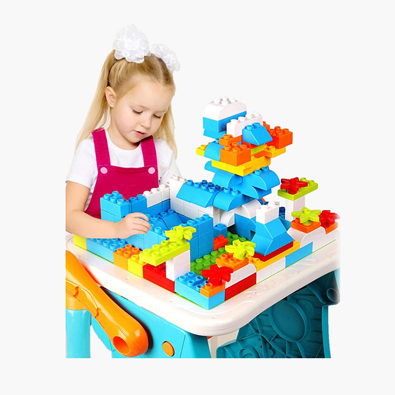 Table à dessin multifonctionnelle 2en1 avec grands blocs de construction – Image 8