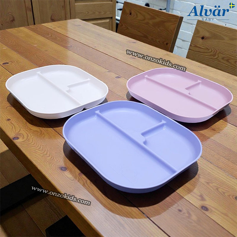 Lot de 3 Plateaux repas à compartiments en Silicon - Alvar – Image 4