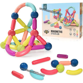 Blocs de construction magnétiques 42 pièces pour enfants