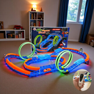Circuit Lumineux , Télécommandé Glow Power Track 57 pièces