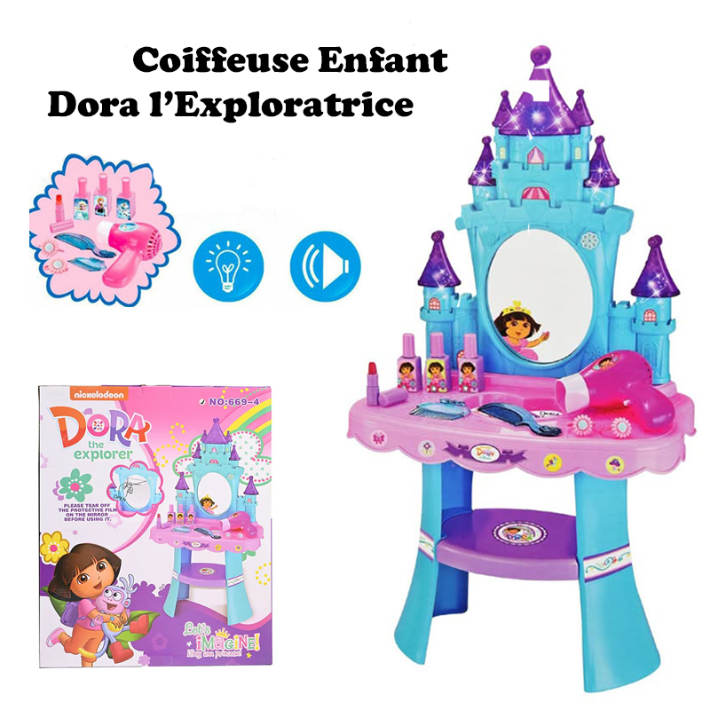 Coiffeuse Enfant Dora l’Exploratrice – Dora Vanity Table Set