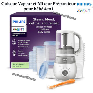 Cuiseur Vapeur et Mixeur Préparateur pour bébé 4en1 - Avent Philips