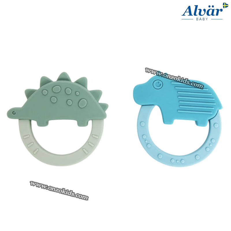 Lot de 2 Anneaux de dentition 3M+ - Alvär – Image 2