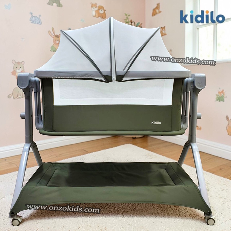 Berceau Cododo Électrique Avec Bluetooth Et Télécommande Réglable à Deux Niveaux– Kidilo – Image 3